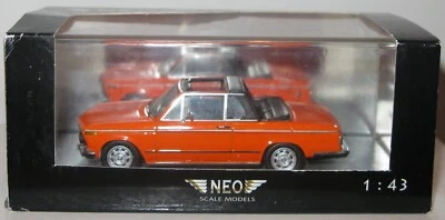 Neo Scale Models 1:43 NEO 43280 c1967 Orange BMW 2002 Baur LHD - Image 1 of 4