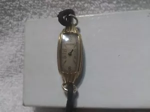 Bulova Wind Up Watch Art Deco 3AB 17 J 10K Gold Filled 3AF For Parts Repair - Picture 1 of 14