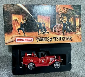 MATCHBOX Models of Yesteryear 1930 Ford Model A Battalion Chiefs Vehicle YFE12 - Picture 1 of 6