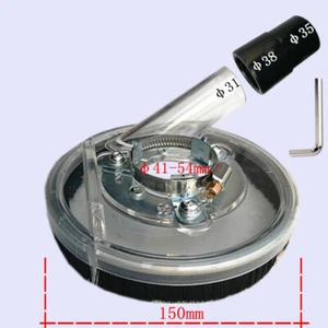 Dust Shroud Kit Dry Grinding Clear Dust Cover for 4 Inch 5 Inch Angle Grinder - Foto 1 di 10