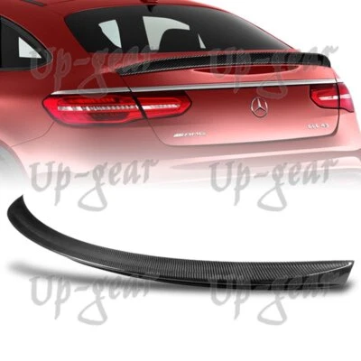 Alerón de maletero de fibra de carbono real cupé clase GLE 2016-2019 para Mercedes Benz Foto 1 de 4