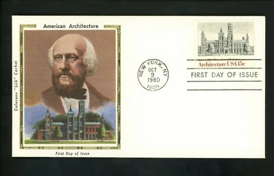 US FDC #1838-1841 Colorano 1980 New York NY American Architecture Set of Four - Image 1 of 4