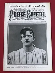 Christy Mathewson￼ Police Gazette￼ ￼August 5, 1916￼ - Picture 1 of 11