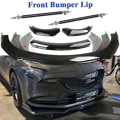 For Mazda 6 2003-2021 Front Bumper Lip Part Accessories Splitter+Spoiler Body - Изображение 1 из 4