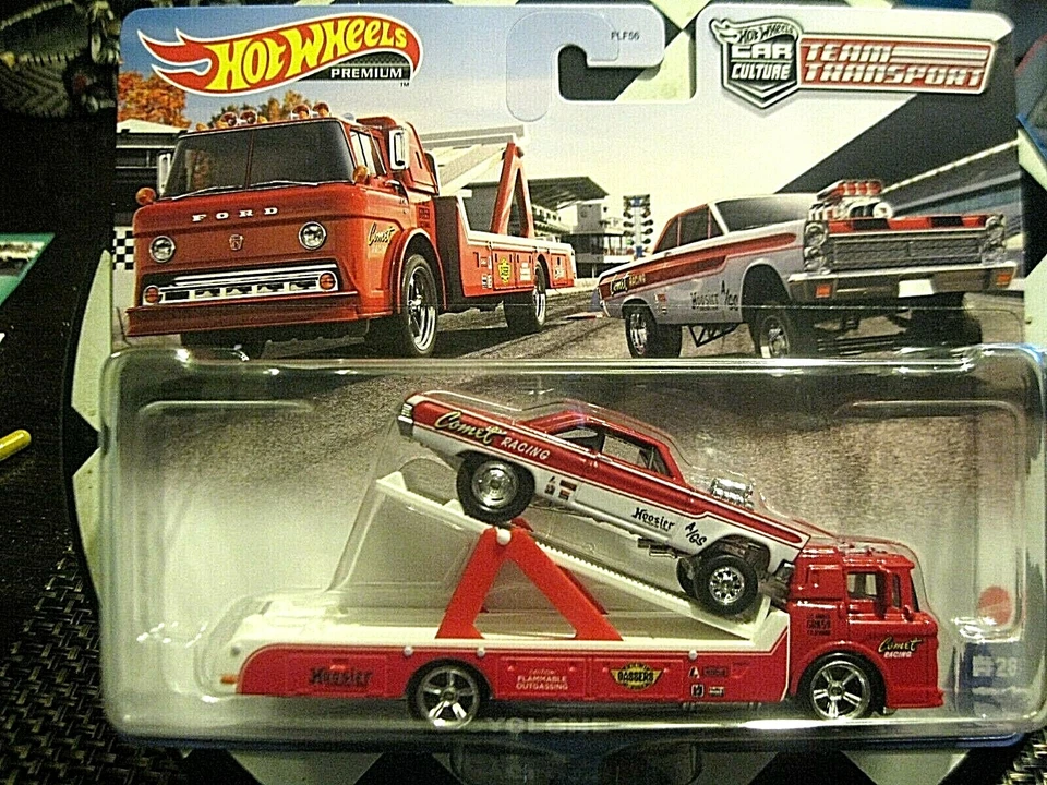  Hotwheels Premium 2020 1/64 1965 Mercury Cyclone Comet/Ford C-800 Transporter Foto 1 de 1