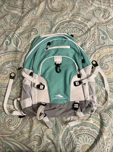 High Sierra Loop-Backpack School Travel or Work Bookbag, Laptop Sleeve, Lt Blue - Picture 1 of 8