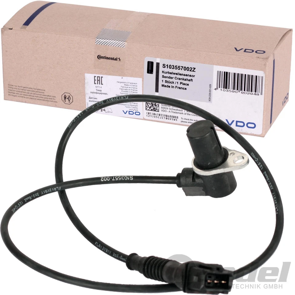 VDO KURBELWELLENSENSOR passend für BMW 3er E36 5er E39 7er E38 2.8 Z3 - Bild 1 von 1