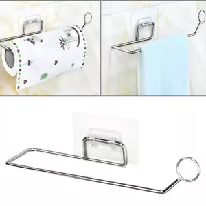 SOPORTE ROLLO METAL BAÑO TORNILLO Y ENCHUFES MONTAJE EN PARED LOO CROMADO - Imagen 1 de 12