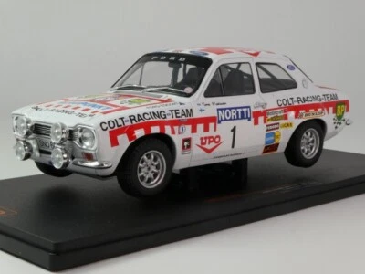 IXO Ford Escort MKI RS 1600 #1 Makinen 1000 Lakes 1974 1/18 18RMC141B-LQ.22 - Immagine 1 di 3