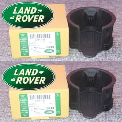 2PCS Front Cup Holder Insert for Land Range Rover Sport LR3 LR4 RANGE ROVER - Image 1 of 4