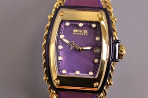 INVICTA Gladiator Lady 37.10mm Stainless Steel Gold + Purple Purple - Picture 1 of 6