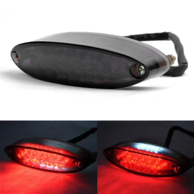 Universal LED Motorcycle Tail Lights Brake Stop Light Red For Suzuki DRZ400SM - Image 1 of 4