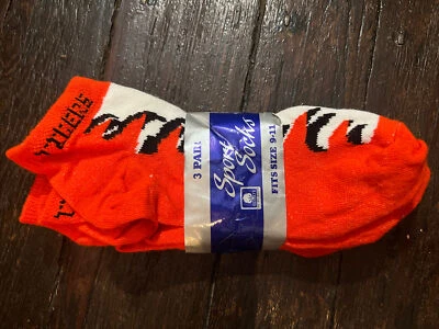 Calcetines tobilleros Tiger de colección 3 pares para hombre talla 9-11 EE. UU. ¿Nuevos corte bajo Princeton? Foto 1 de 4