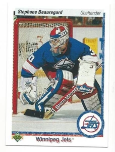 STEPHANE BEAUREGARD 1990-91 Upper Deck #415 ROOKIE Winnipeg Jets NM-MT - Picture 1 of 1