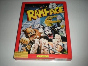 Rampage Spiel für Commodore 64 von Activision. Offener Karton. Schön.  Eventuell unbenutzt. - Bild 1 von 9