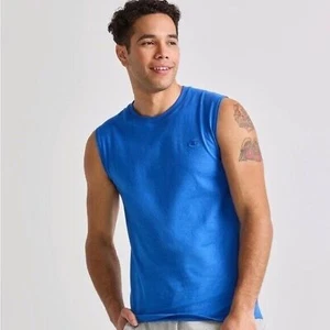 New Champion Men’s Classic Muscle T-Shirt Black Size Small - Picture 1 of 7