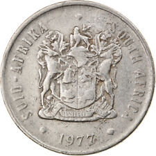 [#746385] Moneta, Południowa Afryka, 20 Cents, 1977, VF(30-35), Nikiel, KM:86
