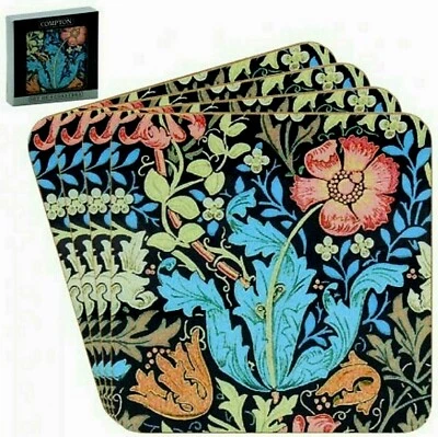 4er Set Untersetzer William Morris Compton The Leonardo Collection England - Bild 1 von 3