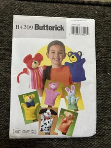 Patrones de costura artesanal Butterick B4209 para títeres de cosas suaves para niños - Imagen 1 de 1