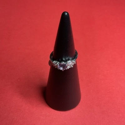 Anillo Bomb Party RBP5418 “The Sterling Club” Amatista Genuina en .925 SSS Talla 6 Nuevo con Etiquetas Foto 1 de 4