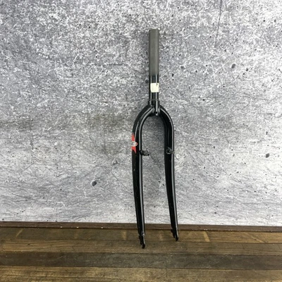 VIntage Trek Cro-Moly 26 in Fork 1-1/8 Threadless NOS VBrake Canti Black 90s MTB - Image 1 of 4