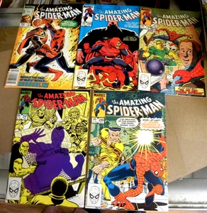 Marvel 1984 5 ishs AMAZING SPIDER-MAN 246 247 248 249 250 NM gb Hobgoblin - Bild 1 von 16