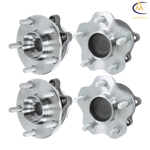 For Nissan Altima 2.5L 2007 2008-2012 Set of 4 Front And Rear Wheel Hub Bearings - Picture 1 of 13