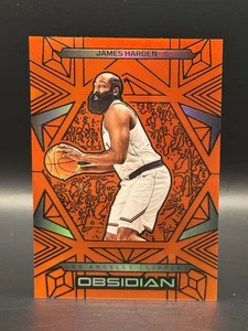 JAMES HARDEN - 2024-25 Obsidian Basketball #50 - ELECTRIC ETCH ORANGE FLOOD /125 - Picture 1 of 3