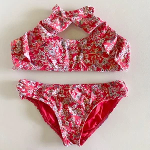 NEW O’Neill Girls “Piper Ditzy Hi Neck” swim set in red -Size 10 - Picture 1 of 10