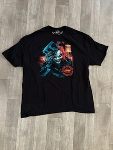 Vintage Harley Davidson Evil Clown Biker Made Tee Herren 2XL New Mexico Schwarz USA - Bild 1 von 11
