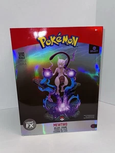 Pokemon Select Deluxe Collector Mewtwo Figure 13" FX LED Jazwares 2020 Sigillato - Foto 1 di 8