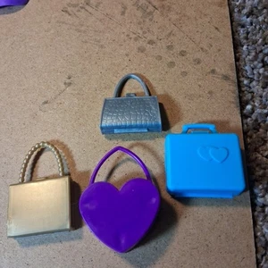 Vintage Barbie Doll Purses Bags Clutch Lot Of 4 Mattel - Picture 1 of 6