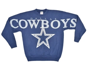 Vintage 1993 Dallas Cowboys Oneita Power-Sweats Sweater Regular Size XL - Picture 1 of 8