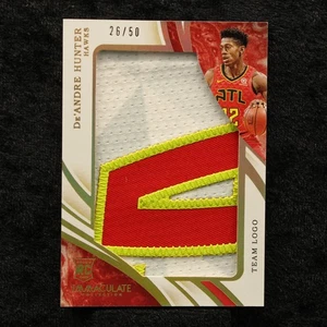 Panini Immaculate 2019-20 De´Andre Hunter /50 Team Logo Patch Rookie JP-DAH - Picture 1 of 2