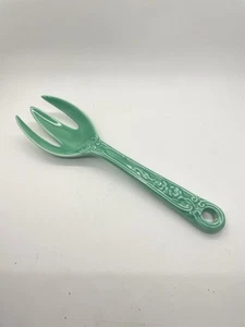 VINTAGE FIESTA KITCHEN KRAFT GREEN SERVING FORK - Picture 1 of 6