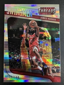 2018-19 Panini Threads - Swingmen James Harden #4 Premium/199 - Imagen 1 de 3