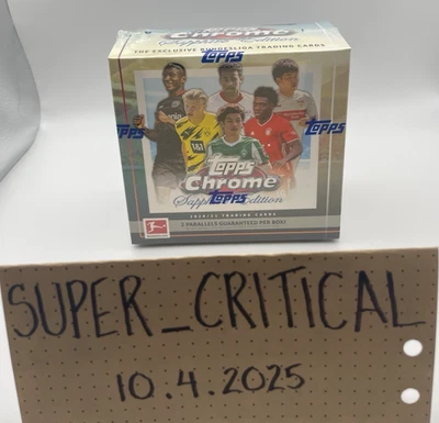 2020-21 Topps Chrome Bundesliga Sapphire Box Soccer Football Factory Sealed NEW - Image 1 of 4