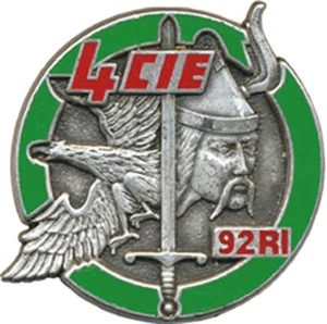 92° Régiment d’Infanterie, 4° Cie Compagnie, Gaulois, Fraisse Paris (7149) - Picture 1 of 2
