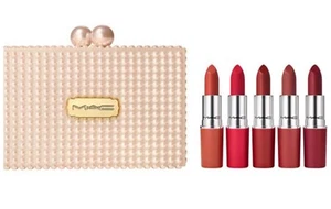 M A C - 5 Piece Full Size Matte Lipstick Gift Set in presentation case— RRP £100 - Picture 1 of 5