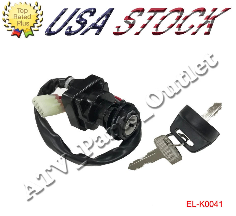 Ignition Key Switch for Suzuki Quadsport Z250 LTZ250 2x4 2004-2009 - Image 1 of 1