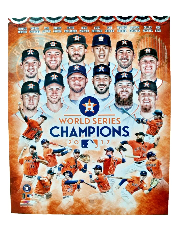Houston Astros 2017 World Series Champion 8 X 10 Photo - Image 1 of 1
