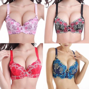 A B Cup Extreme Add 2 Cup Super Thick Padded Push Up Bra C D Cup Non-padded Bras - Picture 1 of 45
