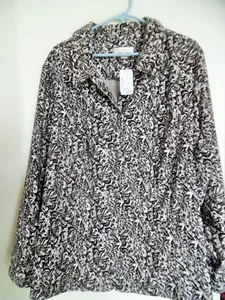 CJ Banks By Christopher & Banks Corduroy  top Shirt Jacket Sz 4X - Picture 1 of 3