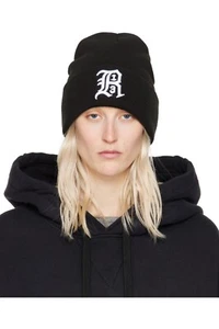 R13 LOGO BORDADO SKULLY GORRO NEGRO CON BLANCO UNISEX OS NUEVO SIN ETIQUETAS - Imagen 1 de 20