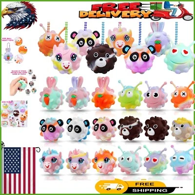 Divertidos paquetes de 18 juguetes inquietos Animal Pop - ideales para favores y premios de fiesta para niños " Foto 1 de 4