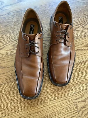 Zapato de vestir Oxford con cordones de cuero marrón talla 10 Bachrach para hombre  Foto 1 de 4