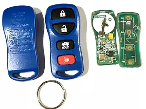 OEM BLUE KEYLESS ENTRY REMOTE for NISSAN 350Z 2003 2004 CAR KEYFOB KBRASTU15 NEW - Picture 1 of 8