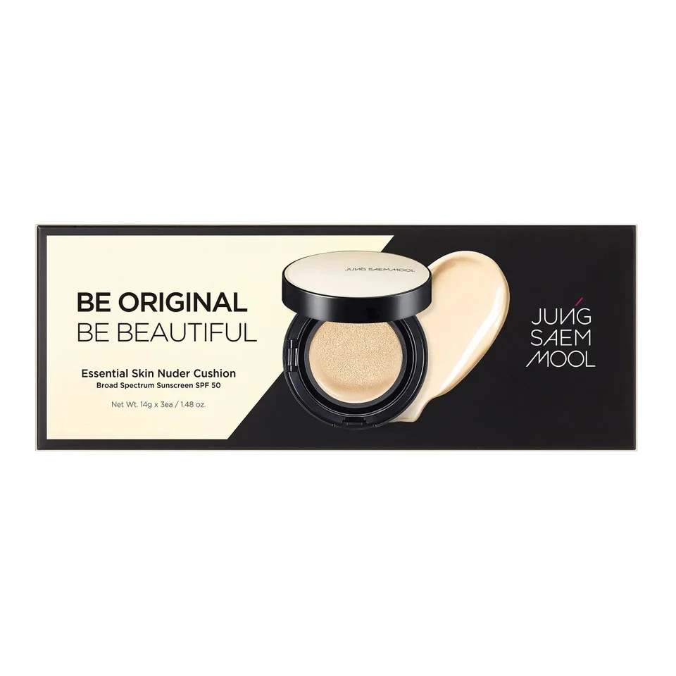 Jung Saem Mool Essential Skin Nuder Cushion Bundle set 14g +(2) Refill Medium - Image 1 of 3