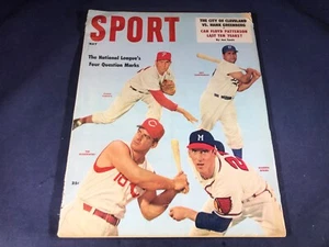 REVISTA DEPORTIVA I3-20 - MAYO 1957 - TED KLUSZEWSKI, WARREN SPAHN, ROY CAMPANELLA  - Imagen 1 de 8