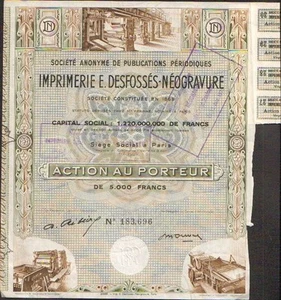 DECO => Imprimerie E. DEFOSSES-NEOGRAVURE (P) - Bild 1 von 1